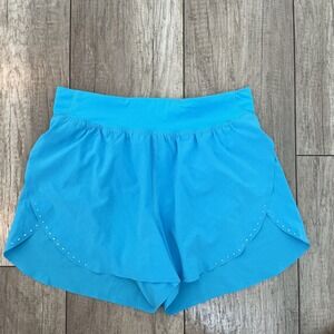 Lululemon Fast and Free Reflective High-Rise Classic-Fit Short sz 6 3" Aero Blue
